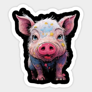 Cute Swine Sticker